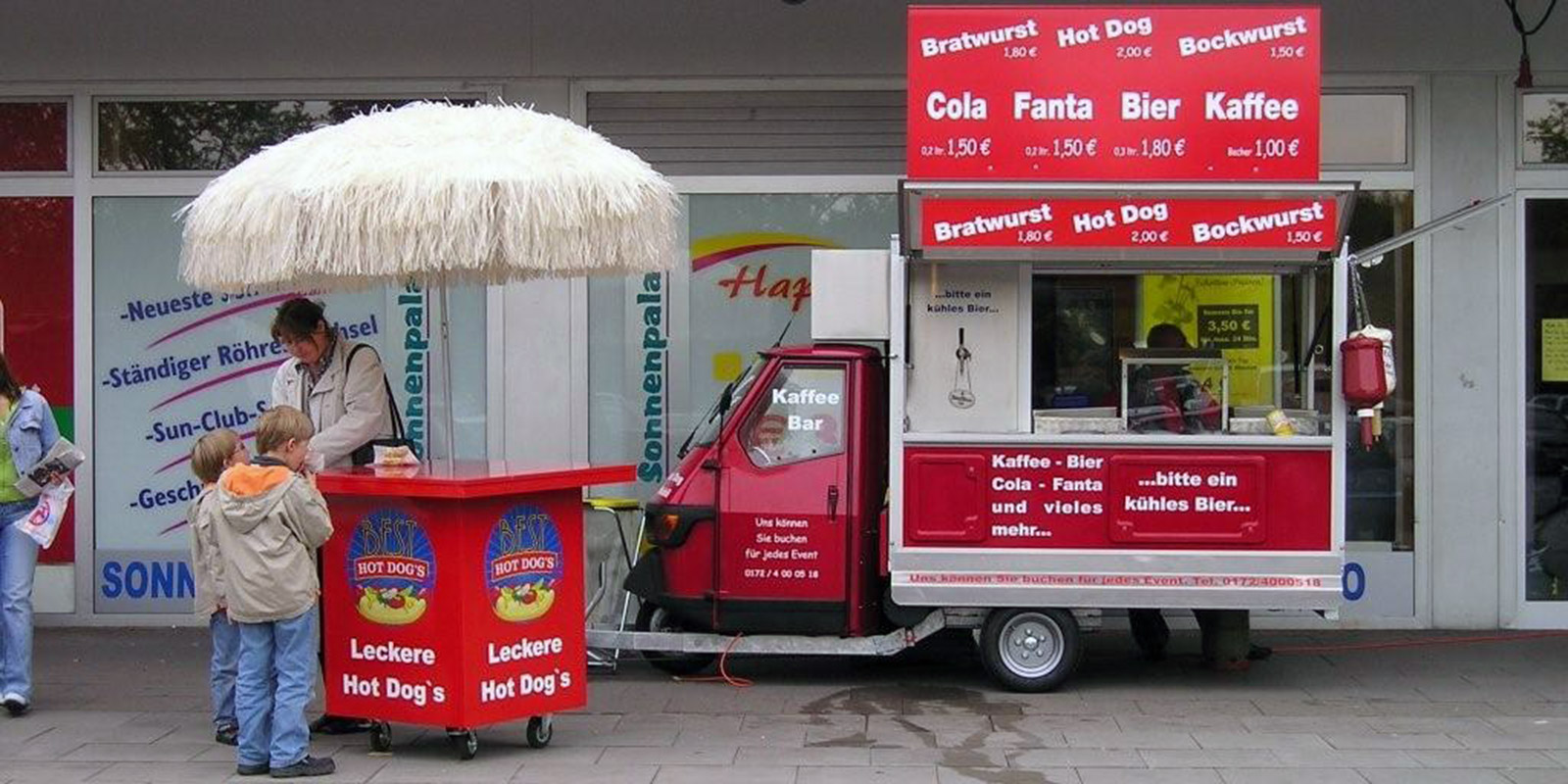 CCK Bierwagen - Bierwagen - Schwenkgrill - Hot-Dog Stand - Verleih - leihen - Mieten - mit Personal - Ausschankwagen Getränkewagen - Kosten - Preise